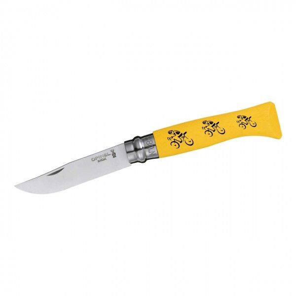 Opinel N8 inox Tour de France žltý 254359 Opinel N8 inox Tour de France žltý 254359