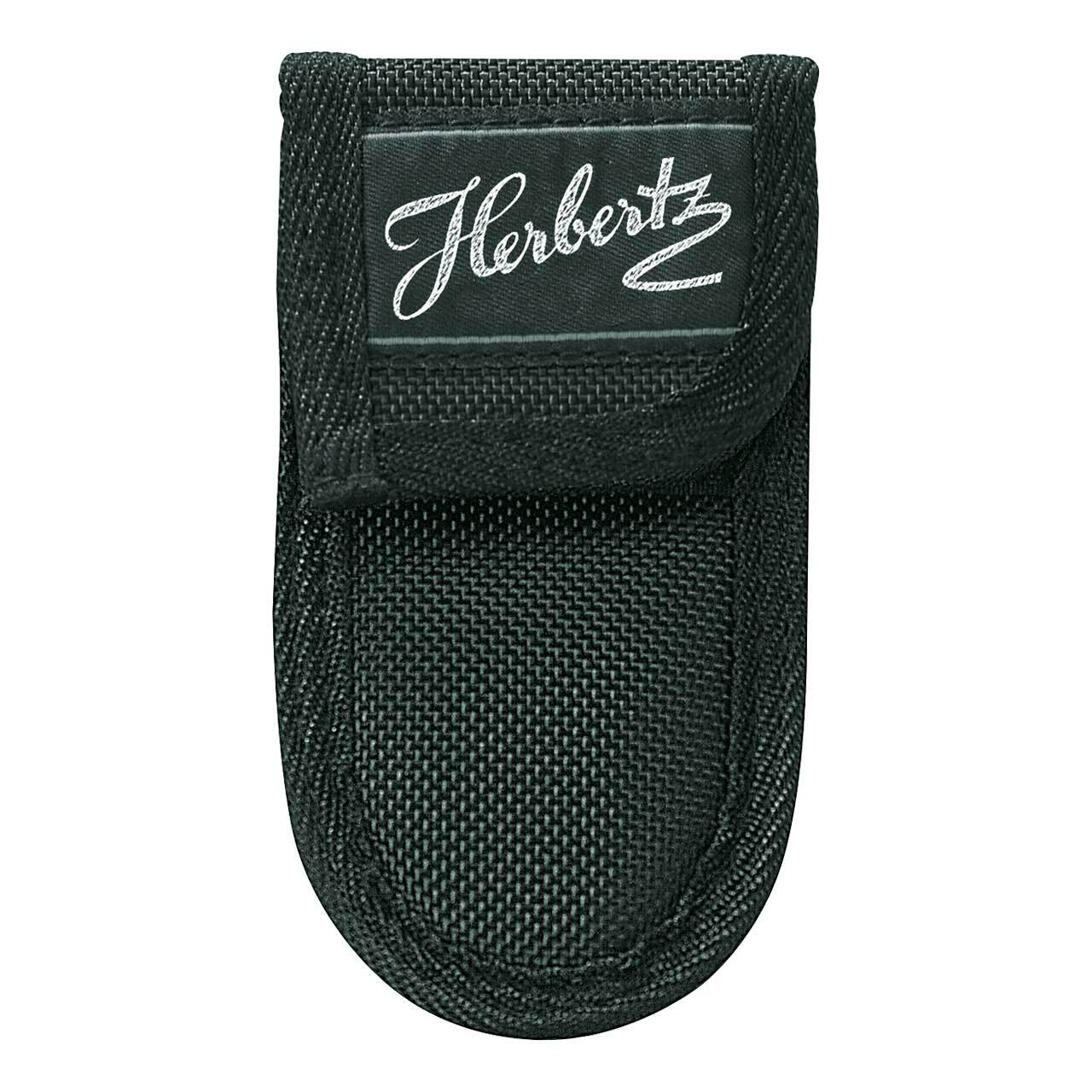 Herbertz Messer-Etui, schwarzes Nylon, mit Gürtelschlaufe, für Messer mit 11 cm Heftlänge 2668110