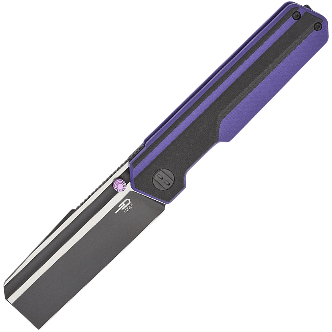 Bestech Tardis Ostap Hel D2, G10 Black and Purple BG54D