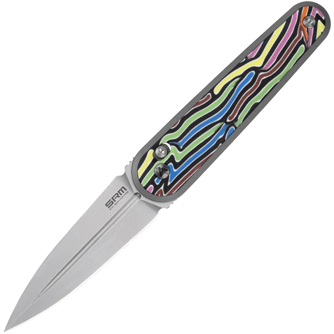 SRM K186X Twin N690 Rainbow G10 Handle 251MB-GX