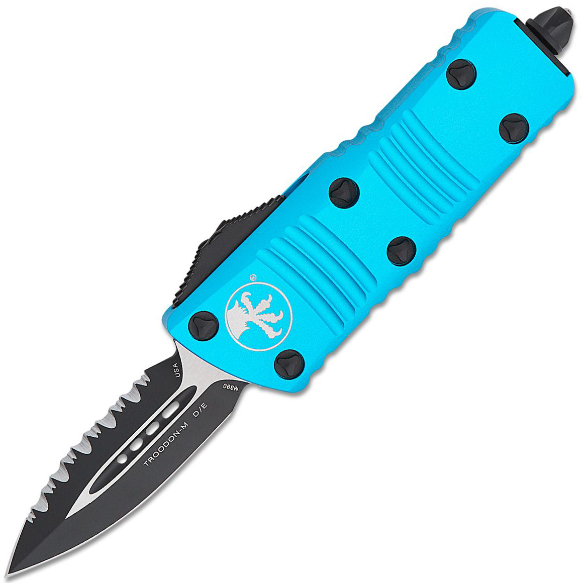 Microtech Mini Troodon D/E Blk F/S Tq 238-3TQ