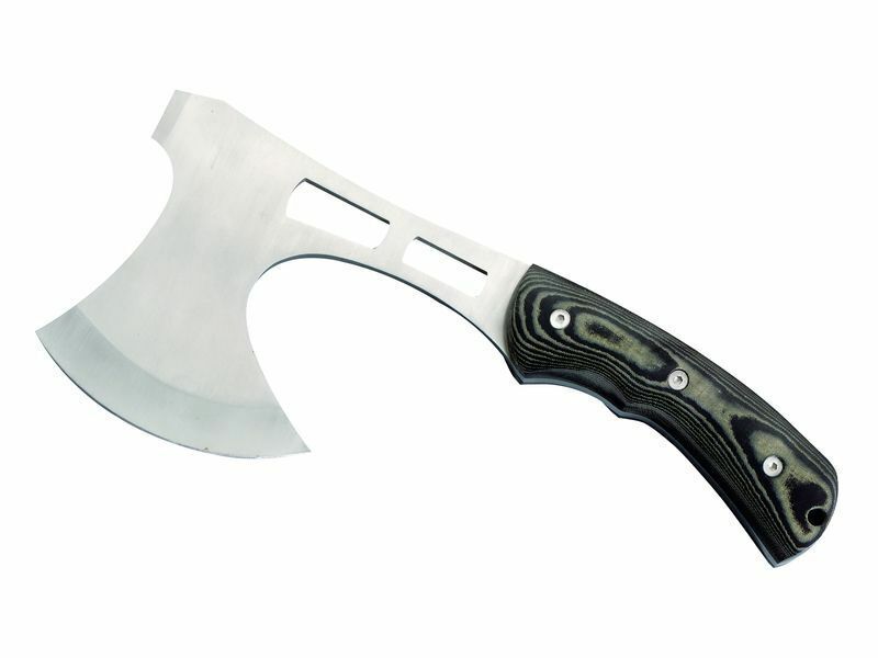 Herbertz Herbertz Beil, AISI 420-Stahl, Micarta-Griffschalen, Nylon-Kopfscheide 616400