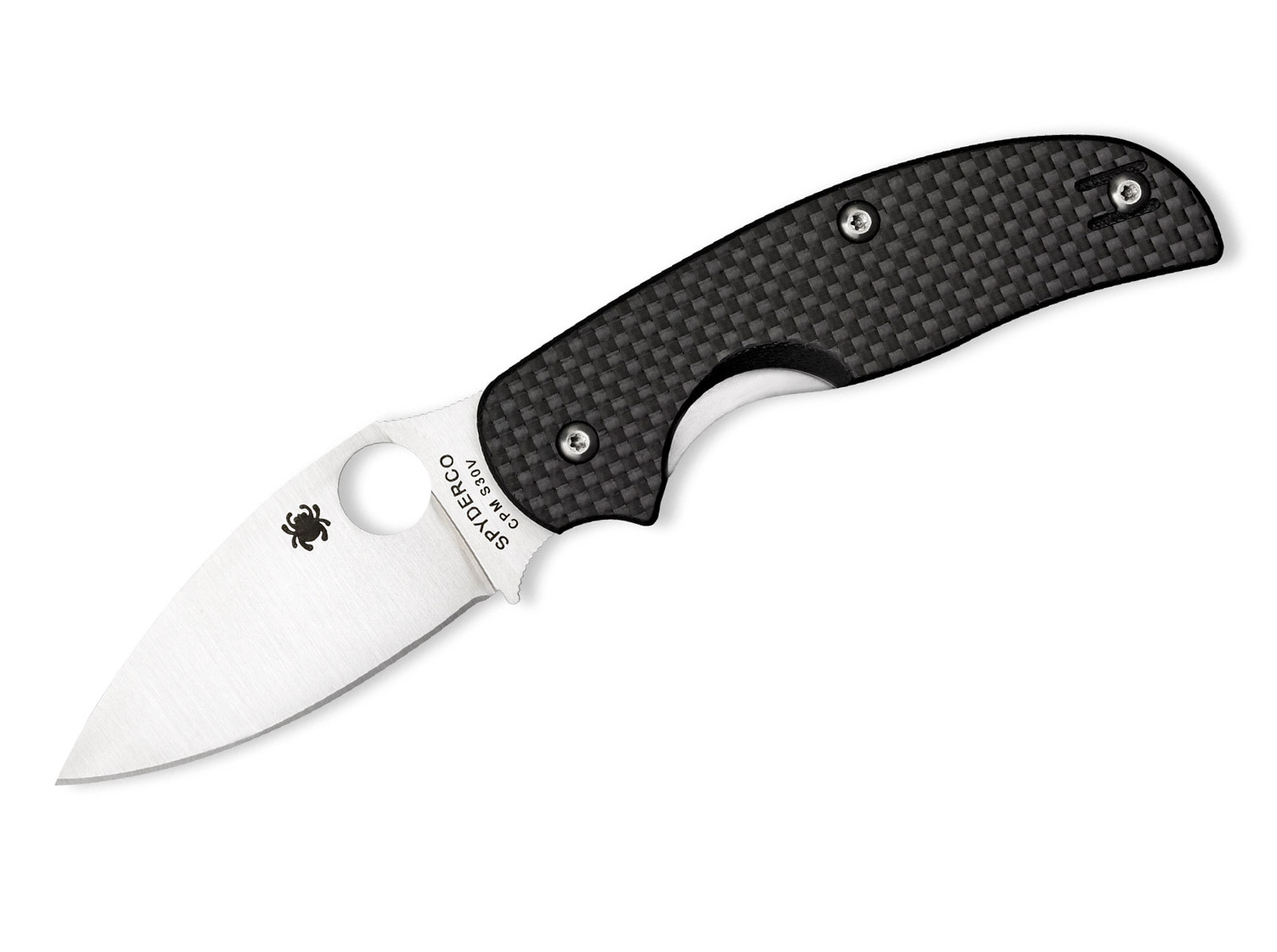 Spyderco Sage 1 Alzheimer's Carbon Fiber/G-10 Laminate Liner Lock C123CFP