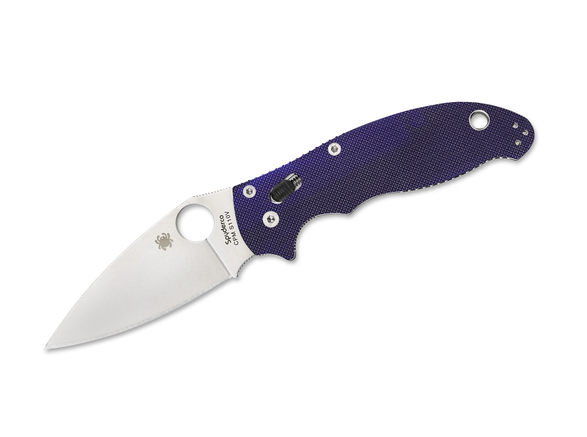 Spyderco MANIX2 PLAIN DARK BLUE S110V 01SP903 Spyderco MANIX2 PLAIN DARK BLUE S110V 01SP903