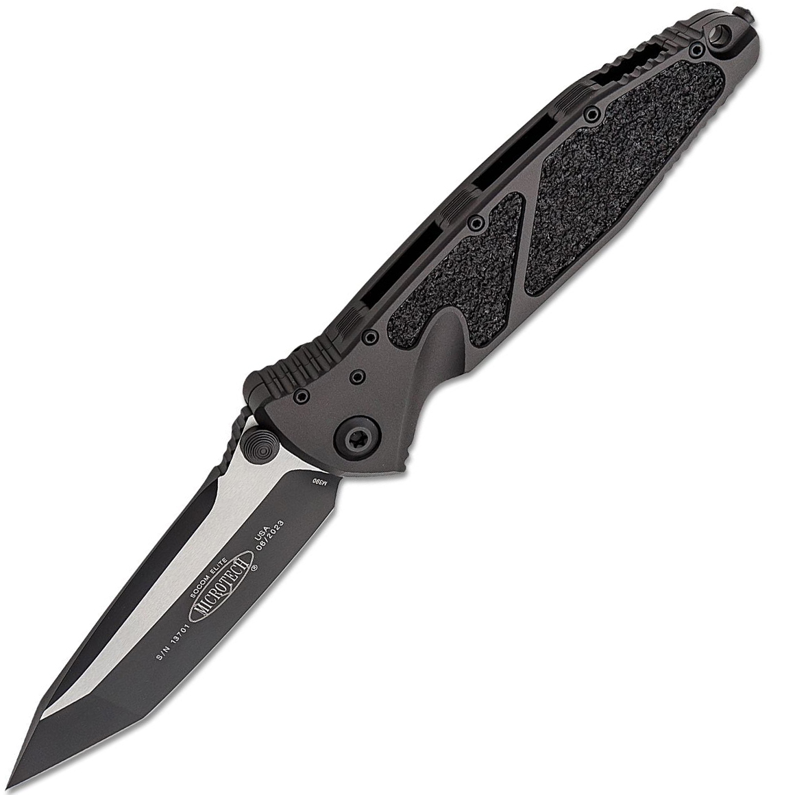 Microtech Socom Elite T/E-M Black Tactical Standard 161-1T