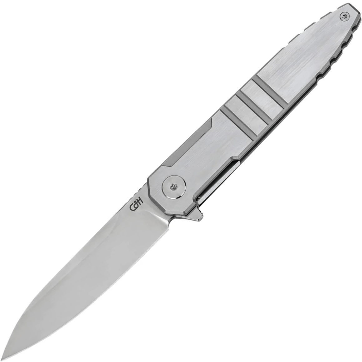 Herbertz CJH one-hand knife, stainless steel