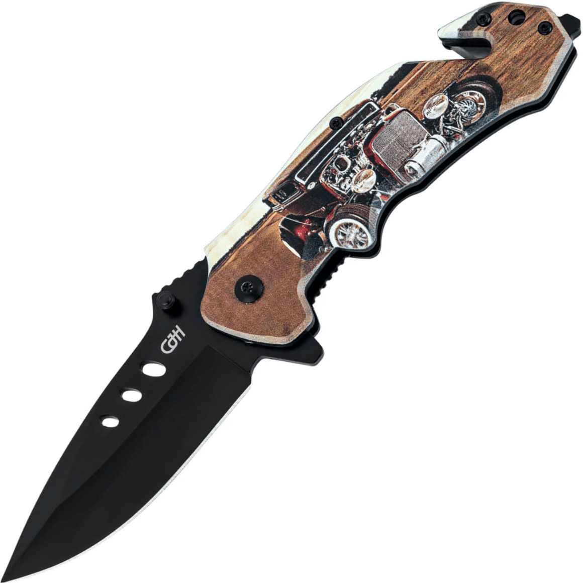 Herbertz CJH rescue knife, hot rod