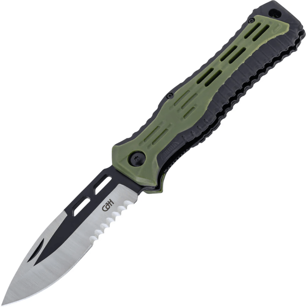 Herbertz CJH pocket knife, green/black