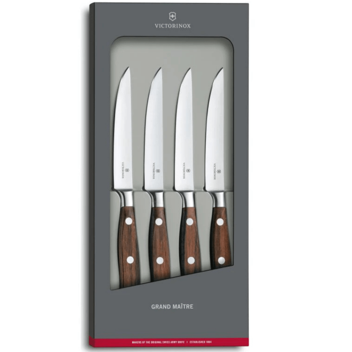 VICTORINOX Steak knife set, 4 pieces, forged 7.7240.4