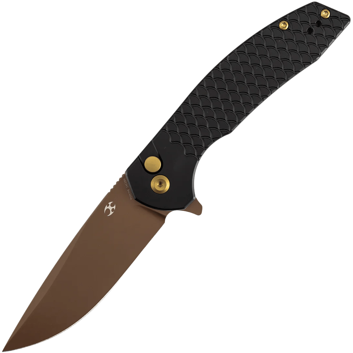 Kansept Accipiter Rose Gold 14C28N Black Anodized Aluminum T1007F6