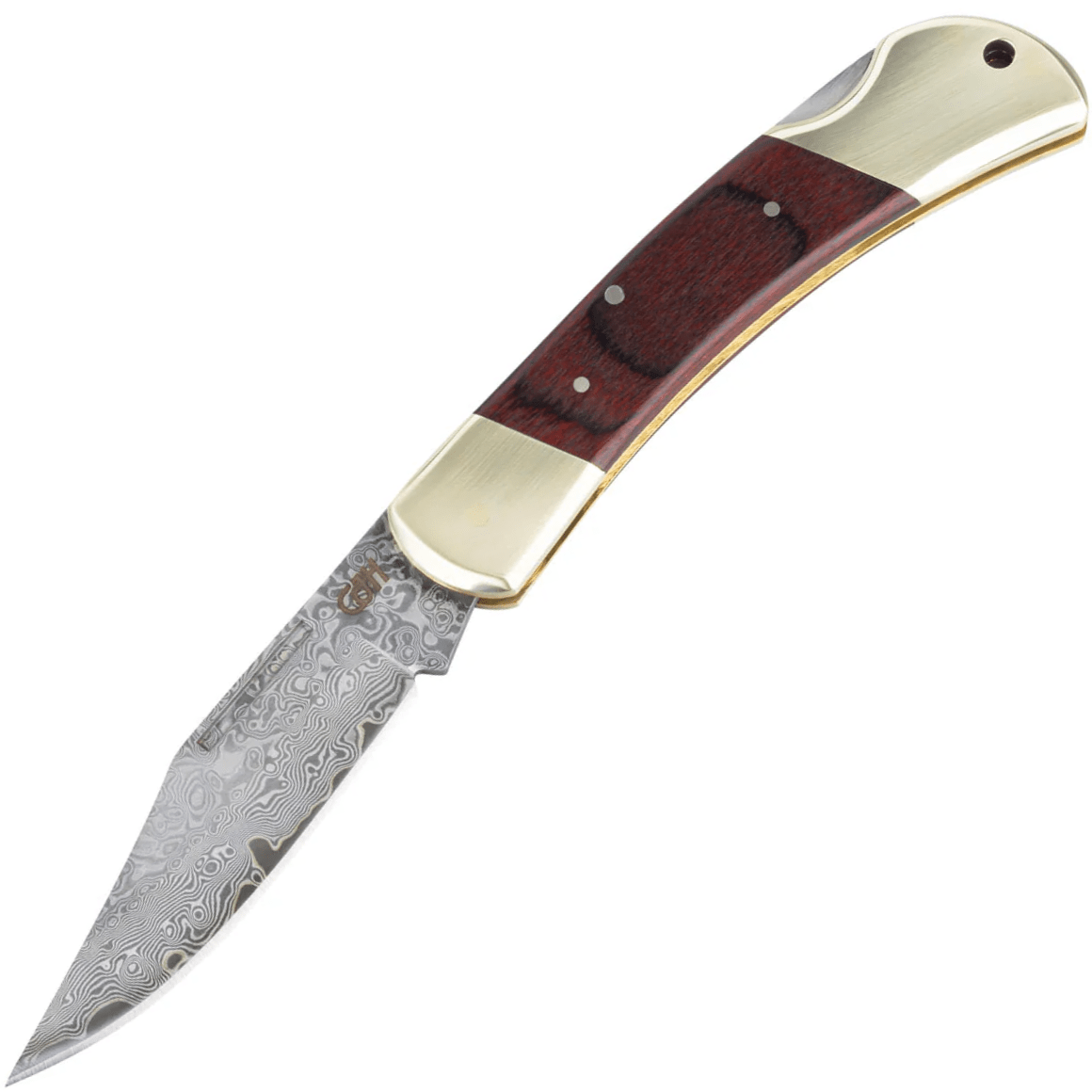 Herbertz CJH pocket knife, Damascus steel
