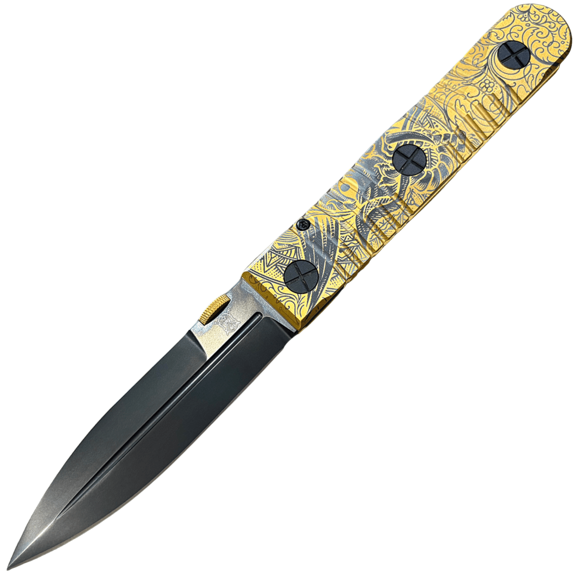 Elishewitz Ek integral - Daggerblade - Black/Brass - Japanese Demon