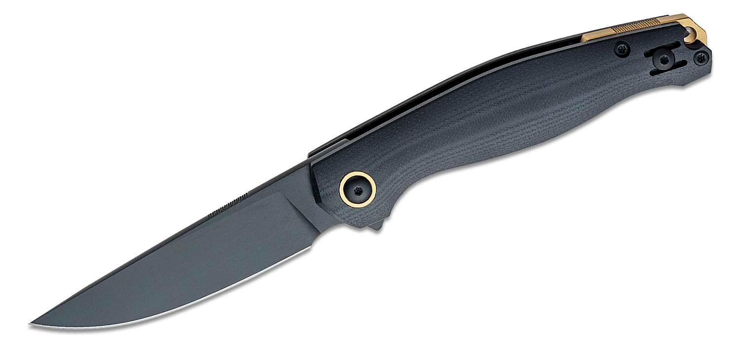 GIANT MOUSE ACE Sonoma V2,(NEW) Blackout Black G10 / PVD Blade / Black Hardware GM-SONOMA-V2-BLACKOU