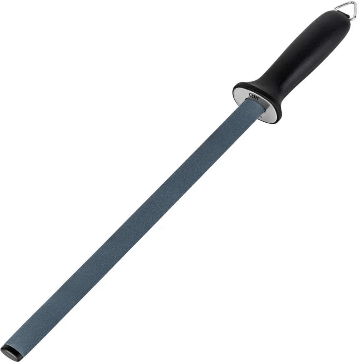 Herbertz CJH sharpening rod ceramic 12", black, oval