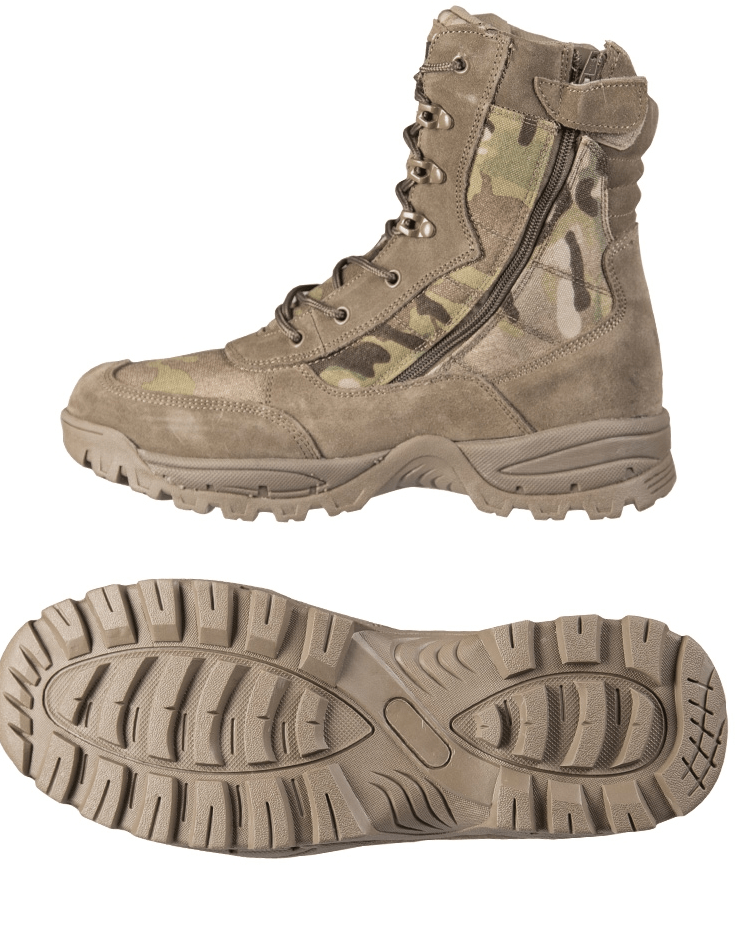 Mil-Tec TACTICAL BOOT M.YKK ZIPPER multicam č.10 12822141-010 Mil-Tec TACTICAL BOOT M.YKK ZIPPER multicam č.10 12822141-010