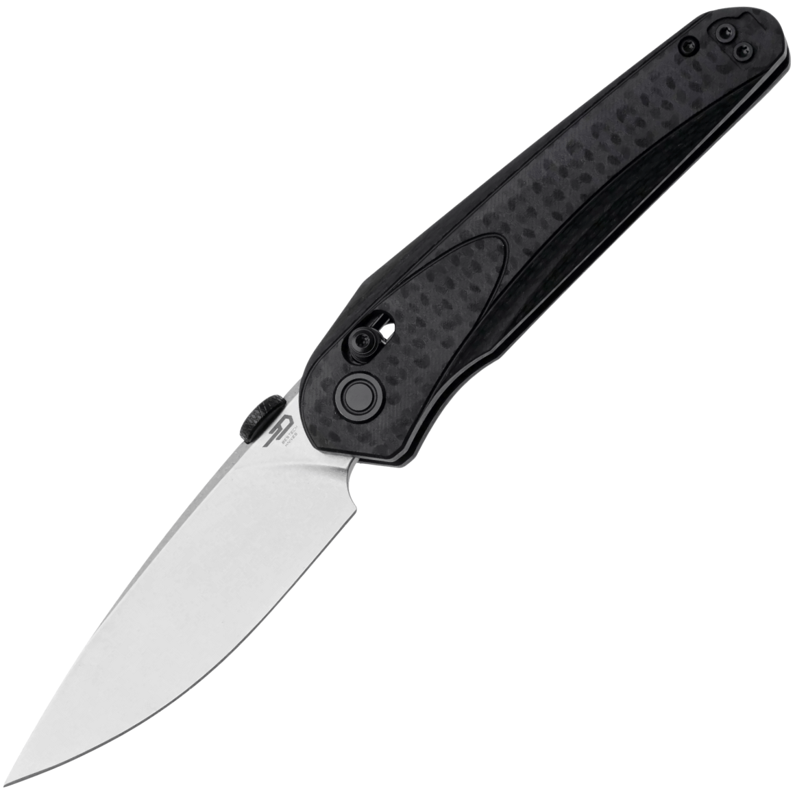 Bestech MOTHUS 14C28N Stonewash G10 with a Carbon fiber pattern BG67A
