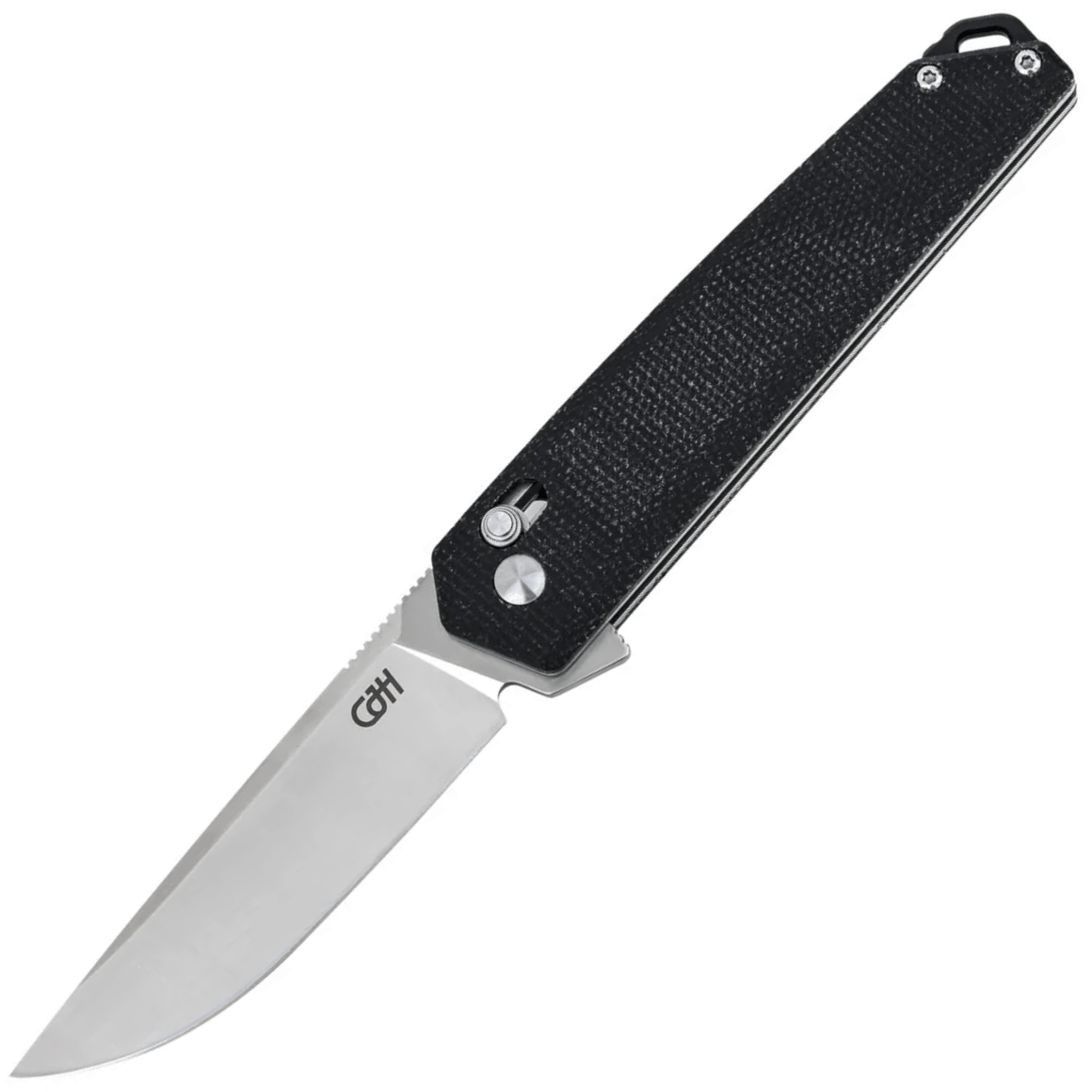 CJH one-hand knife, Micarta, black