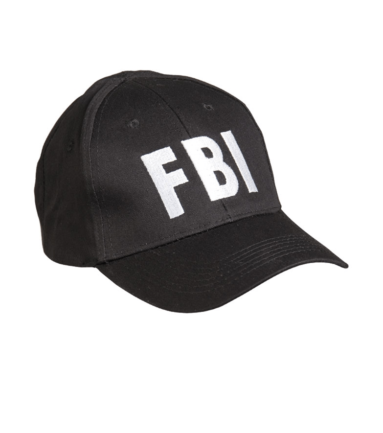 Mil-Tec BASEBALL CAP 'FBI' čierna 12316092