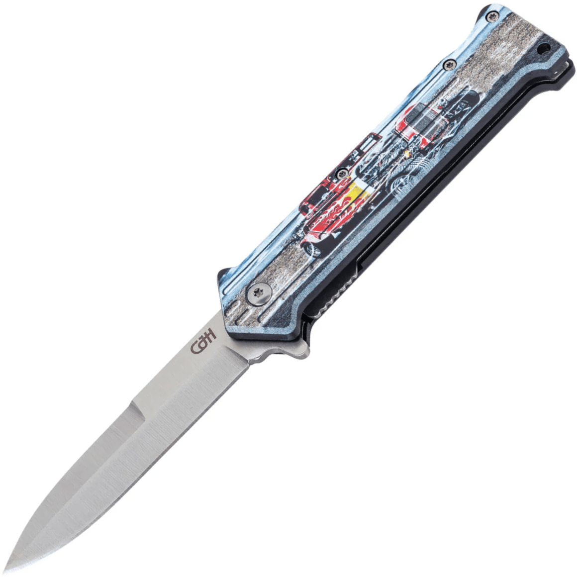 Herbertz CJH One-Hand Knife, Hot Rod