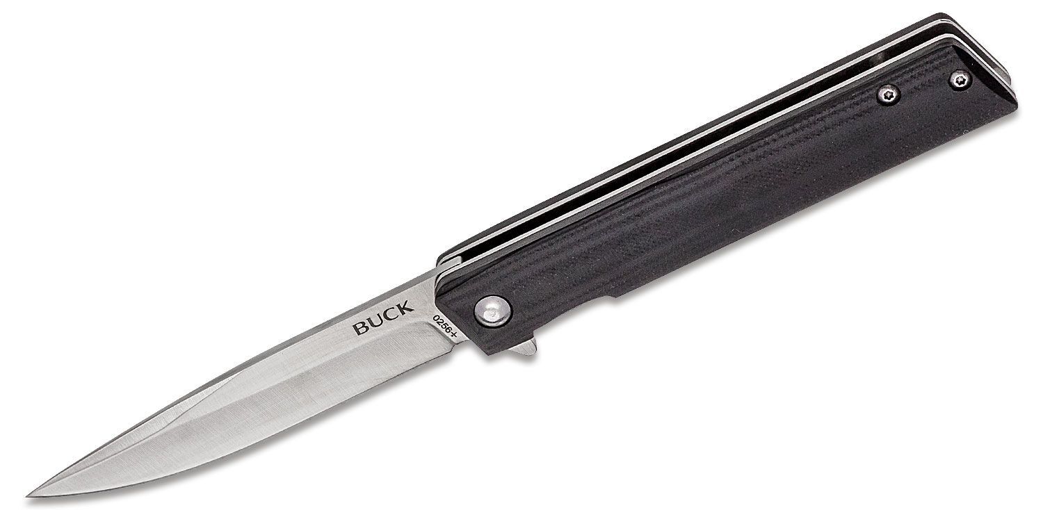BUCK 256 Decatur Linerlock Black G10 BU256BKS