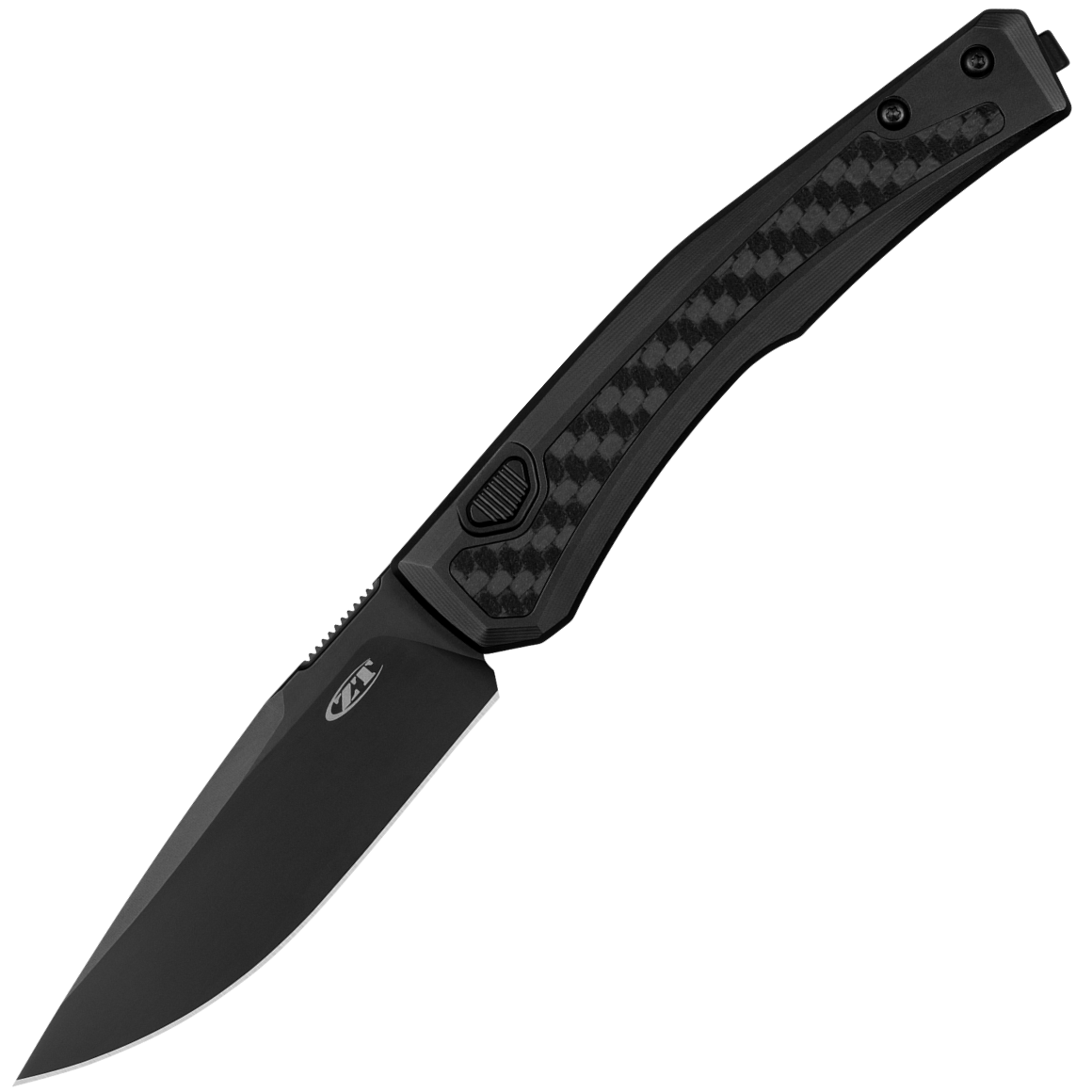 Zero Tolerance AUTO TI BLK CF INLAY/MAGNACUT BLK ZT-0556BLK