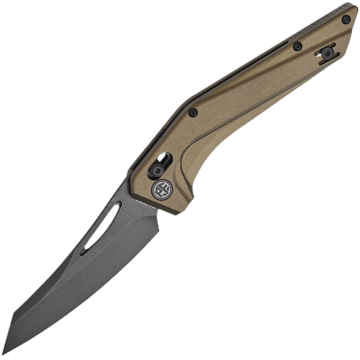 Petrified Fish PFP15 Frigate Black Stonewashed CPM S35VN, Bronze Gray PFP15BGADW