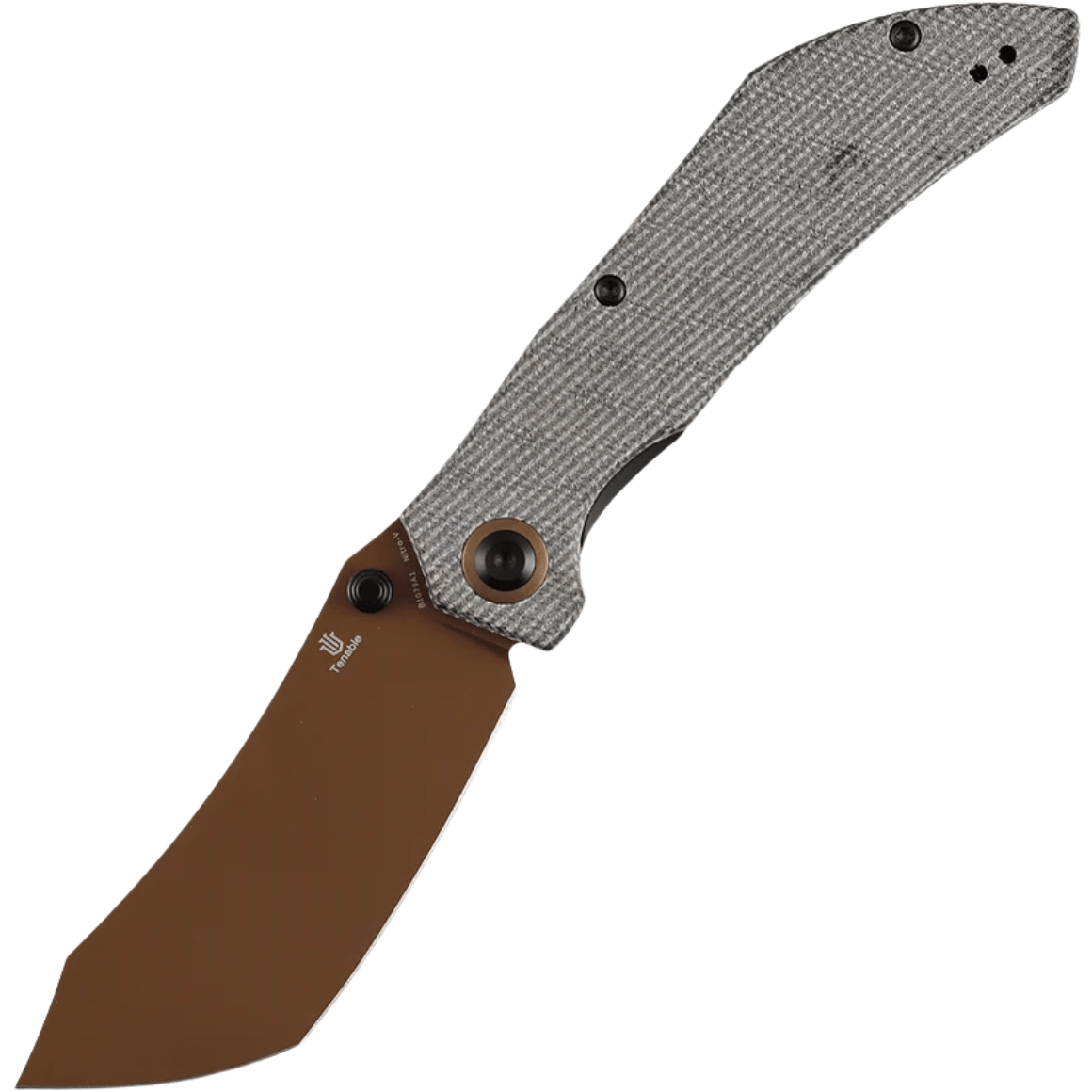 Tenable Tipper Rose Gold Nitro V with Black Micarta B1079A1