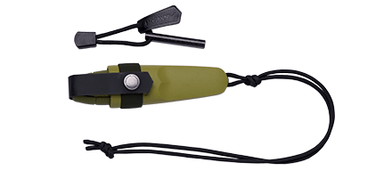 Morakniv Eldris Neck Knife Green, with Fire Starter Kit Stainless 1Pcs/Box 12862