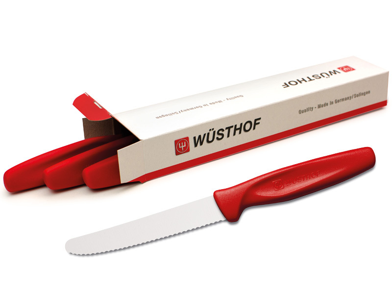 WUSTHOF nôž 6ks, univerzálny, červená