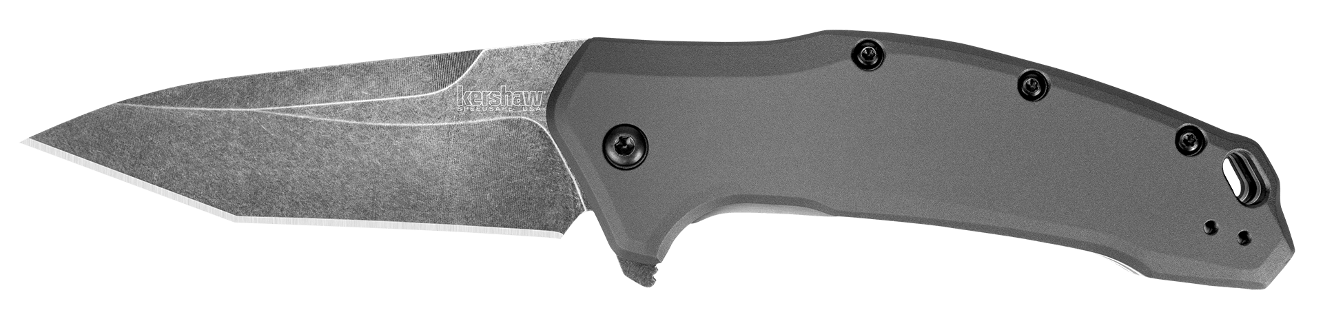 KERSHAW LINK TANTO GRAY ALUMINUM BLACKWASH K-1776TGRYBW