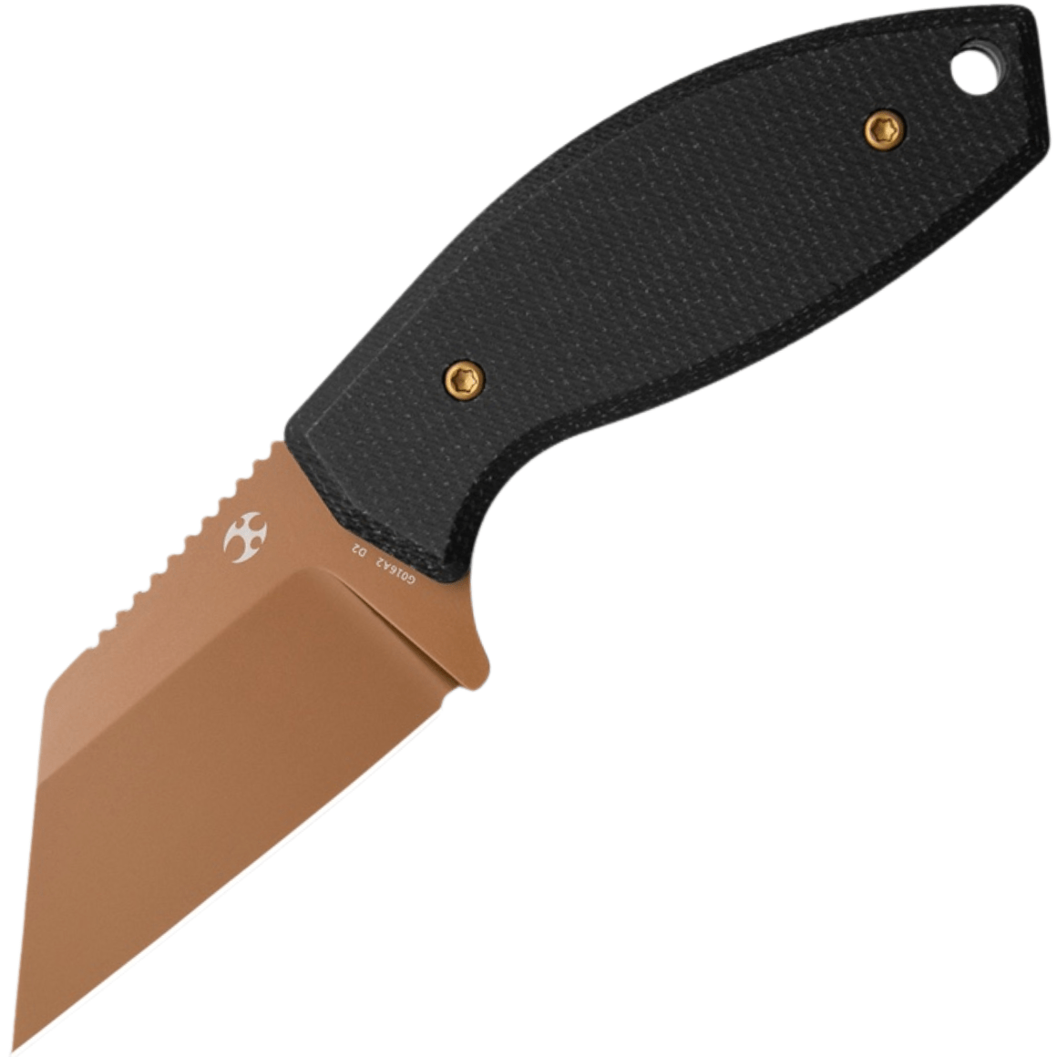 Kansept Siafu Rose Gold Coated D2 Black Micarta G016A2