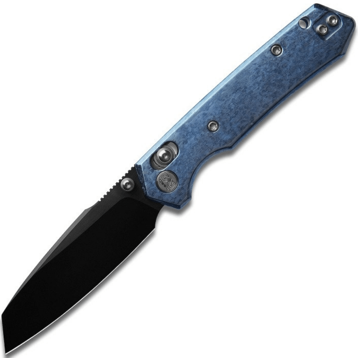 Miguron Knives Vatso-2.99" M390 , Crystal Ti handle,Crystal Ti clip