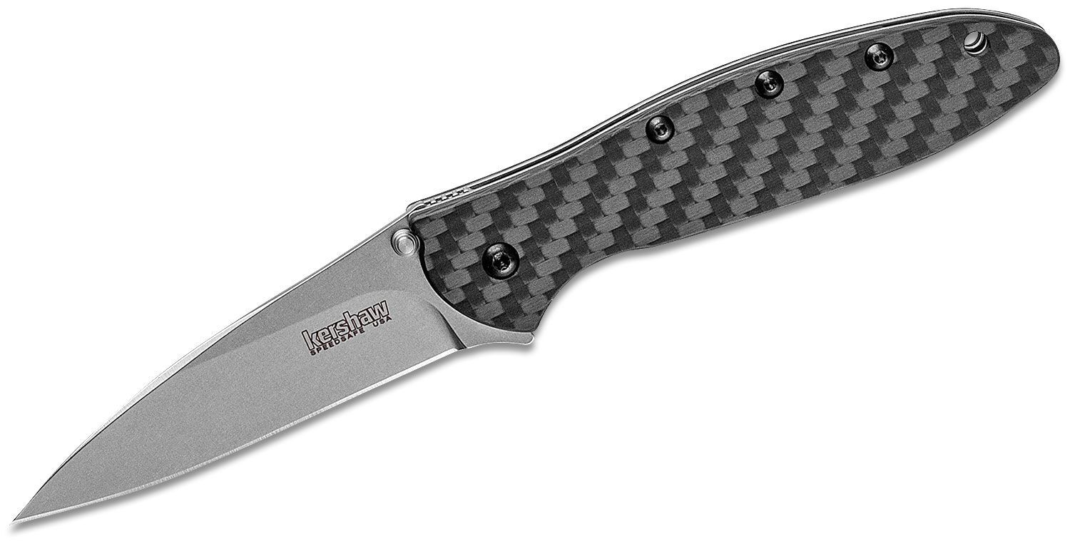 Kershaw LEEK - CPM154 CARBON FIBER STONE WASH Kershaw LEEK - CPM154 CARBON FIBER STONE WASH