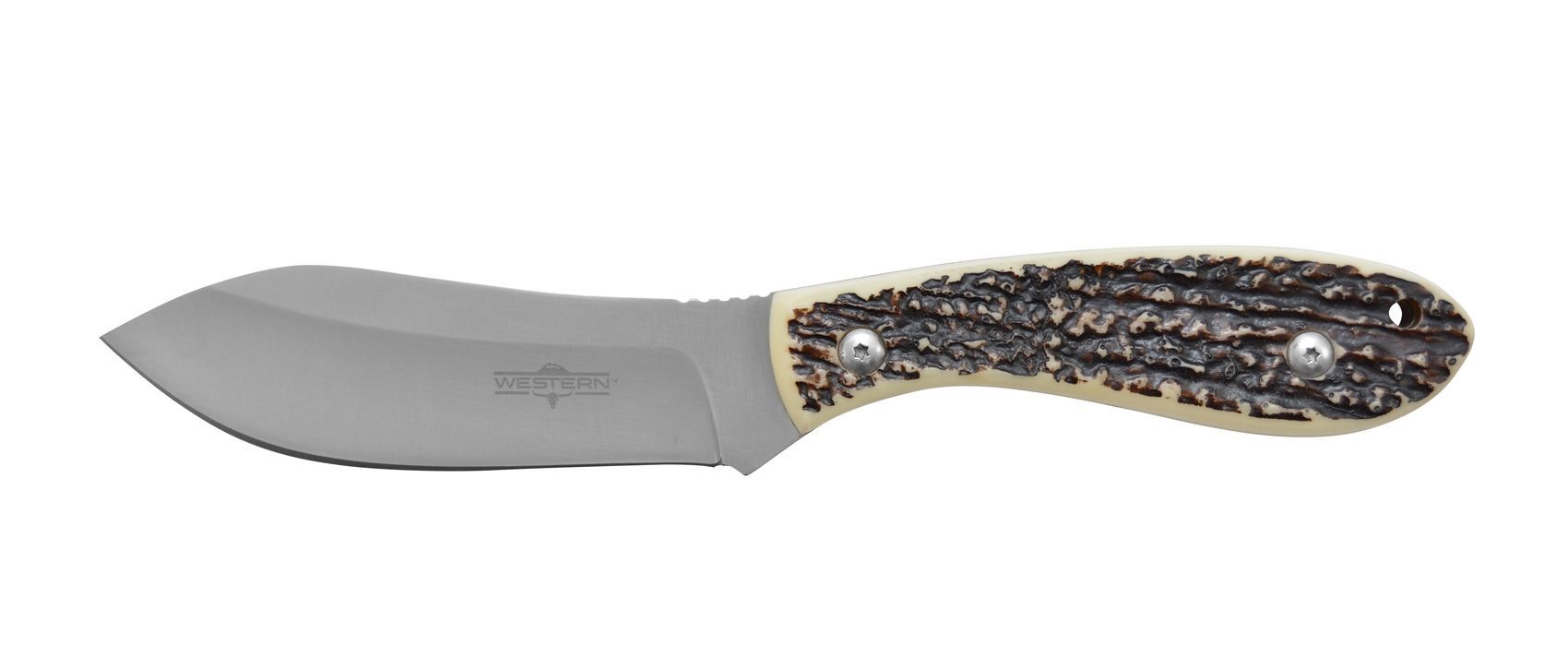 Camillus Western Crosstrail Fixed Blade, Textured Delrin Handles, Nylon Sheath 19162