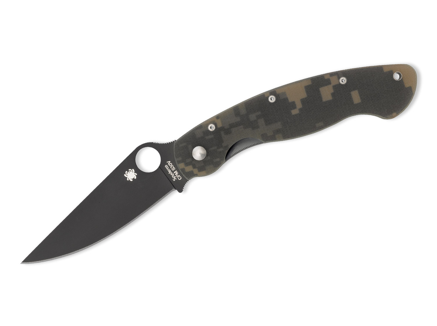 Spyderco MILITARY CAMO BLACK BLADE 01SP600 Spyderco MILITARY CAMO BLACK BLADE 01SP600