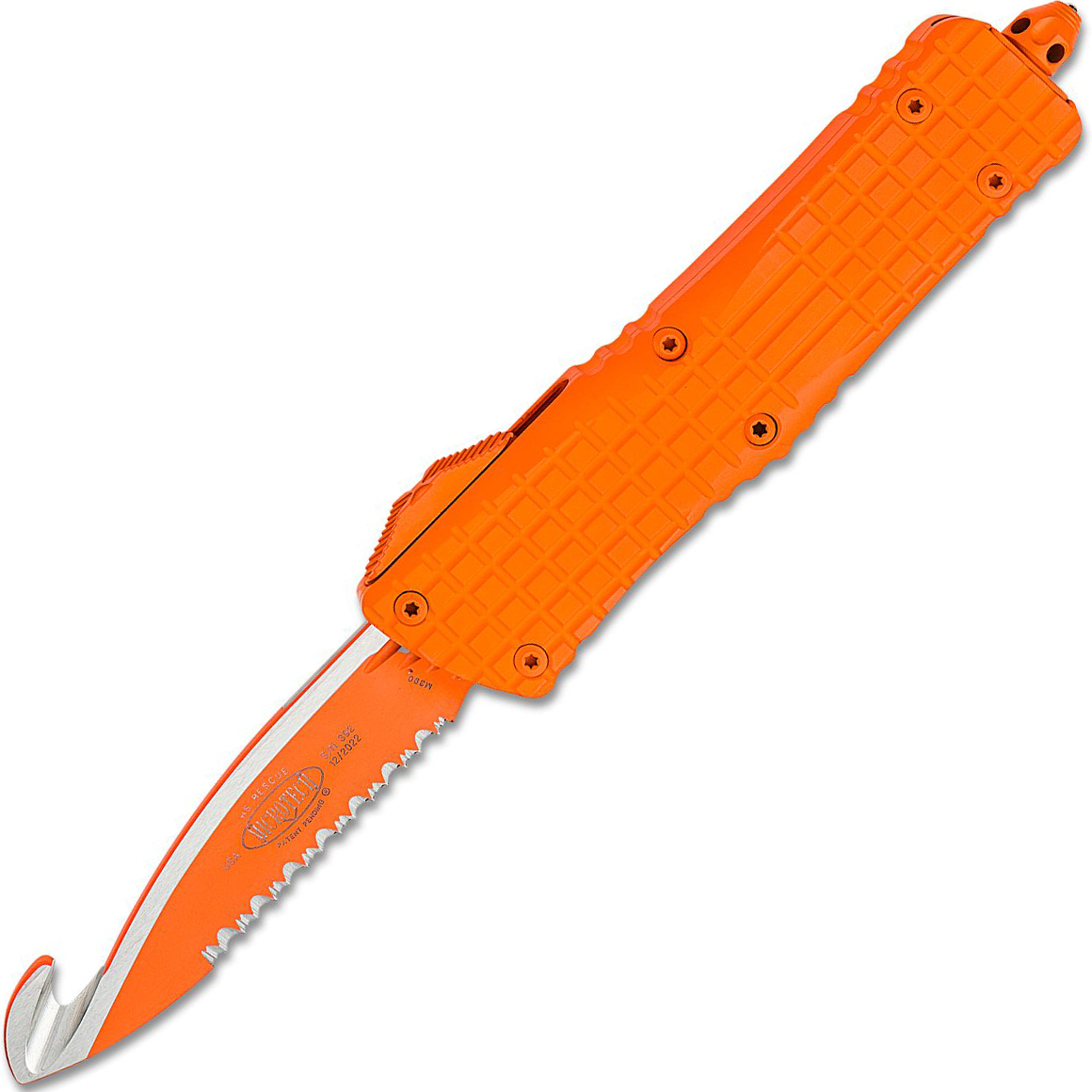 Microtech Combat Troodon HS Rescue Tool Cerakote Orange 601-3CORHS