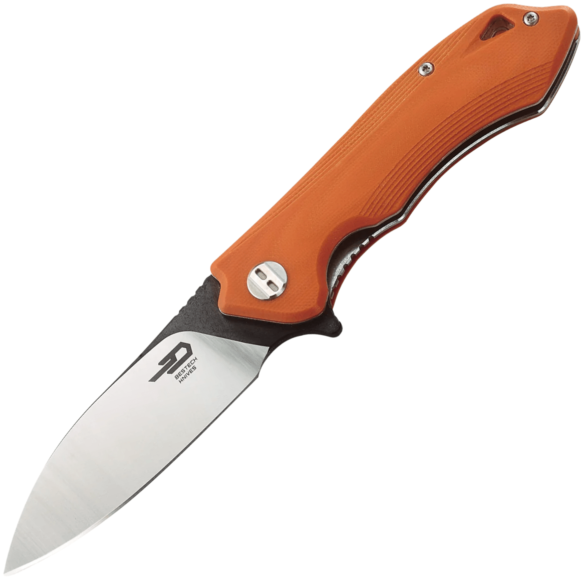 Bestech BELUGA D2, Black finish+Satin, G10 BG11E-1