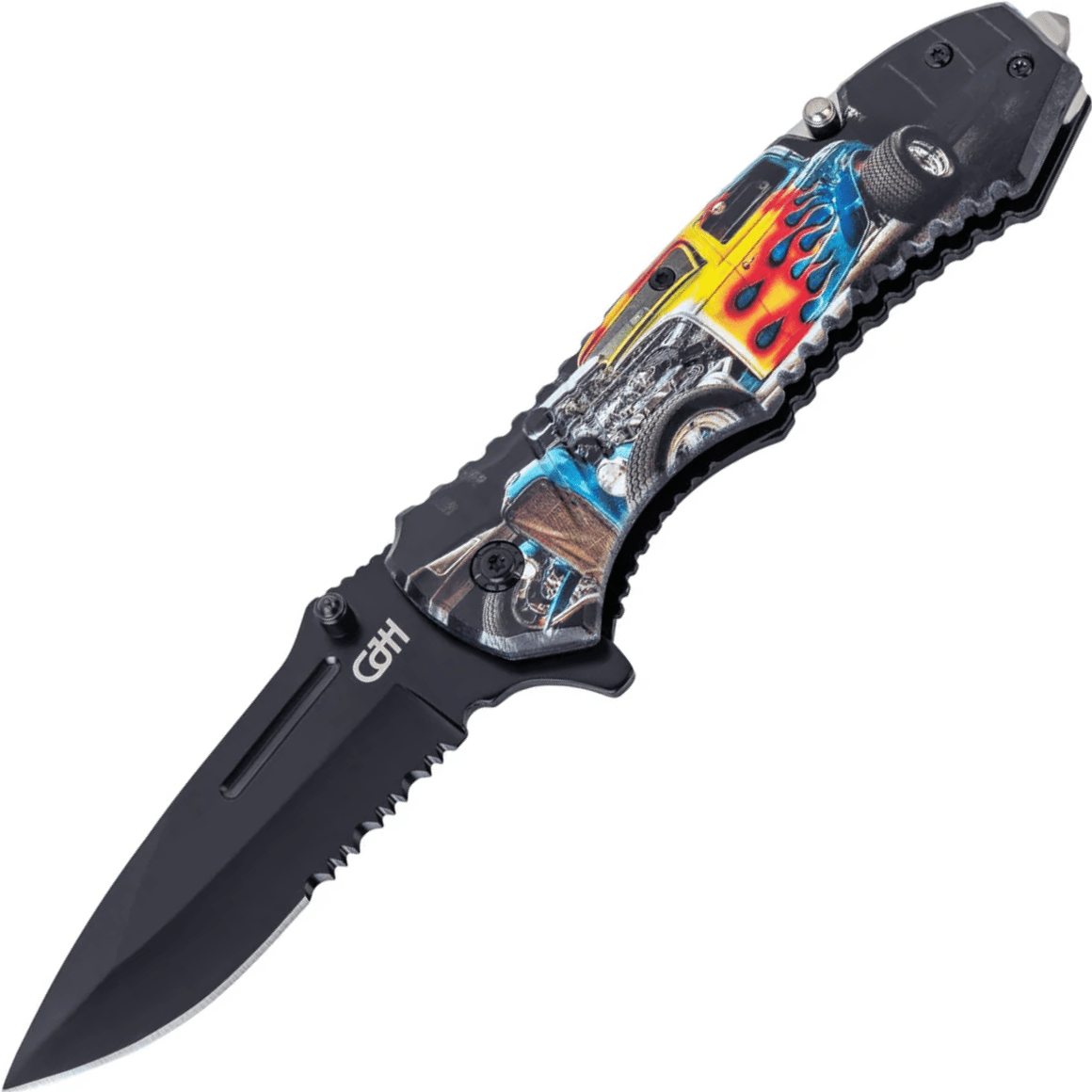 Herbertz CJH rescue knife, hot rod