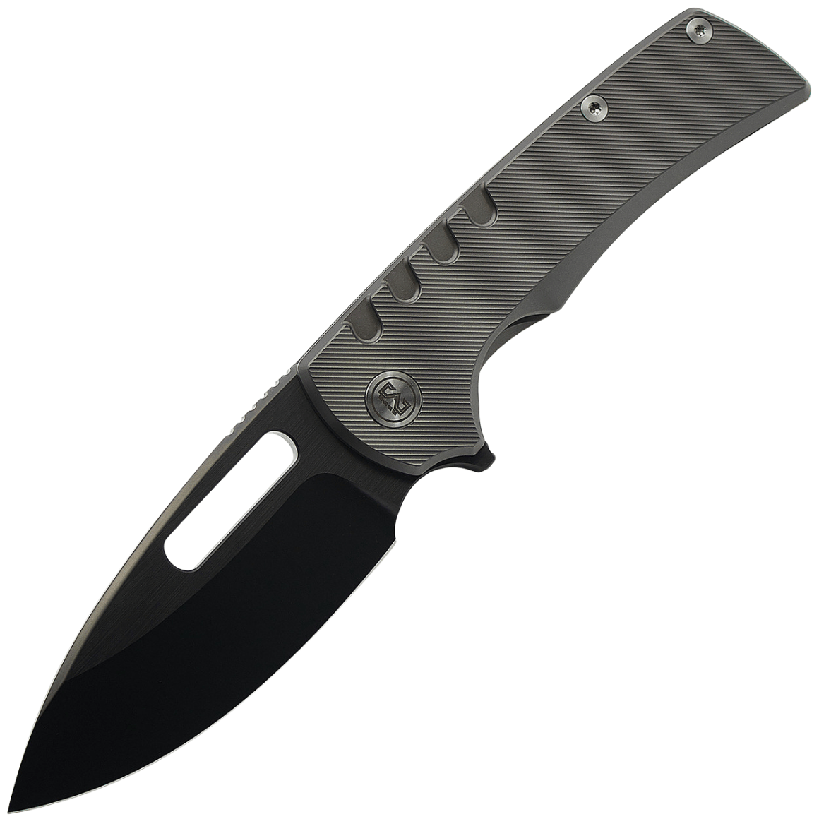 Miguron Knives Arma-8mm M390 blade,Dark Grey Ti handle,XL size
