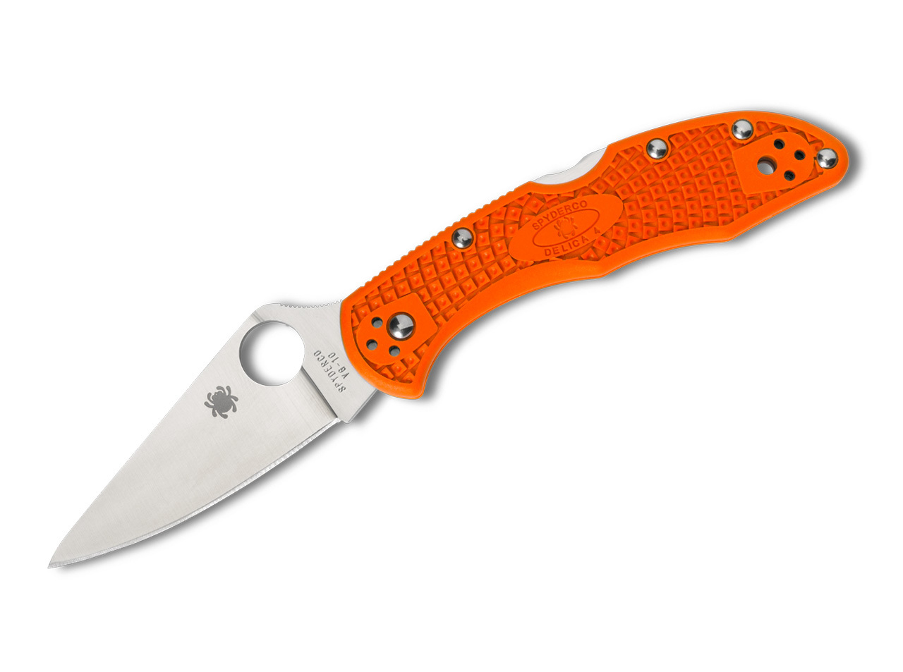 Spyderco Delica FRN Orange 01SP739 Spyderco Delica FRN Orange 01SP739