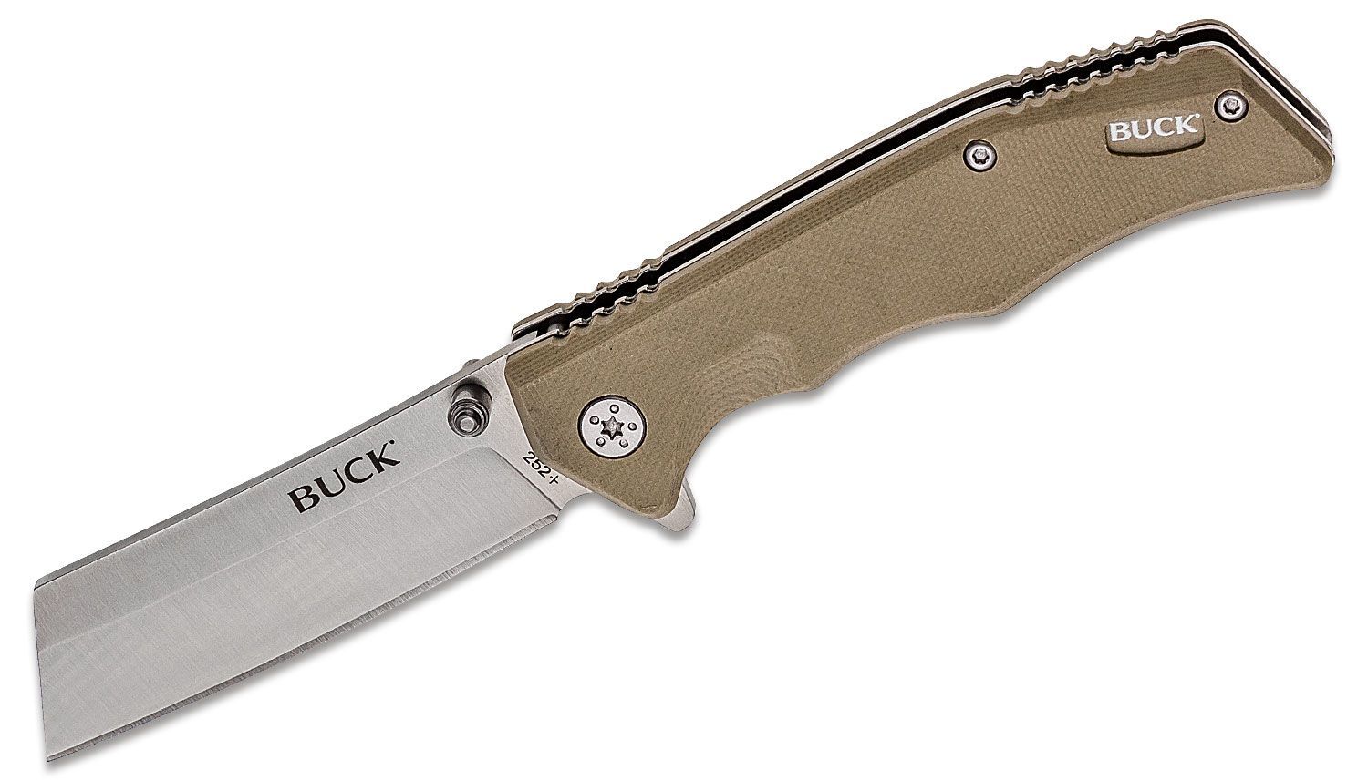 BUCK 252 Trunk Cleaver, Tan G10 BU252TNS