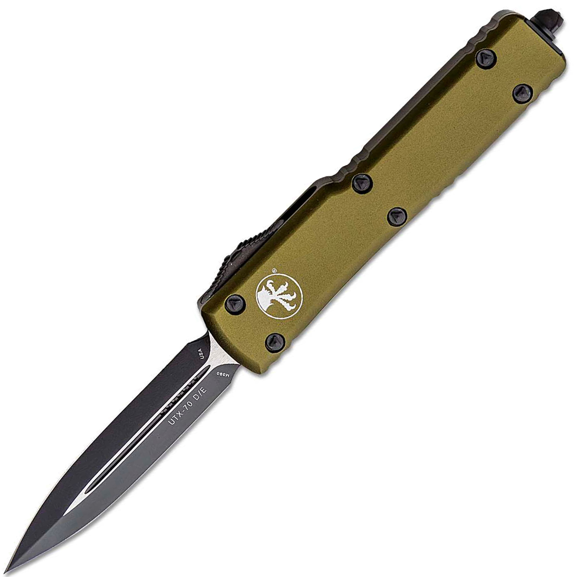 Microtech UTX-70 D/E Black Standard OD Green 147-1OD
