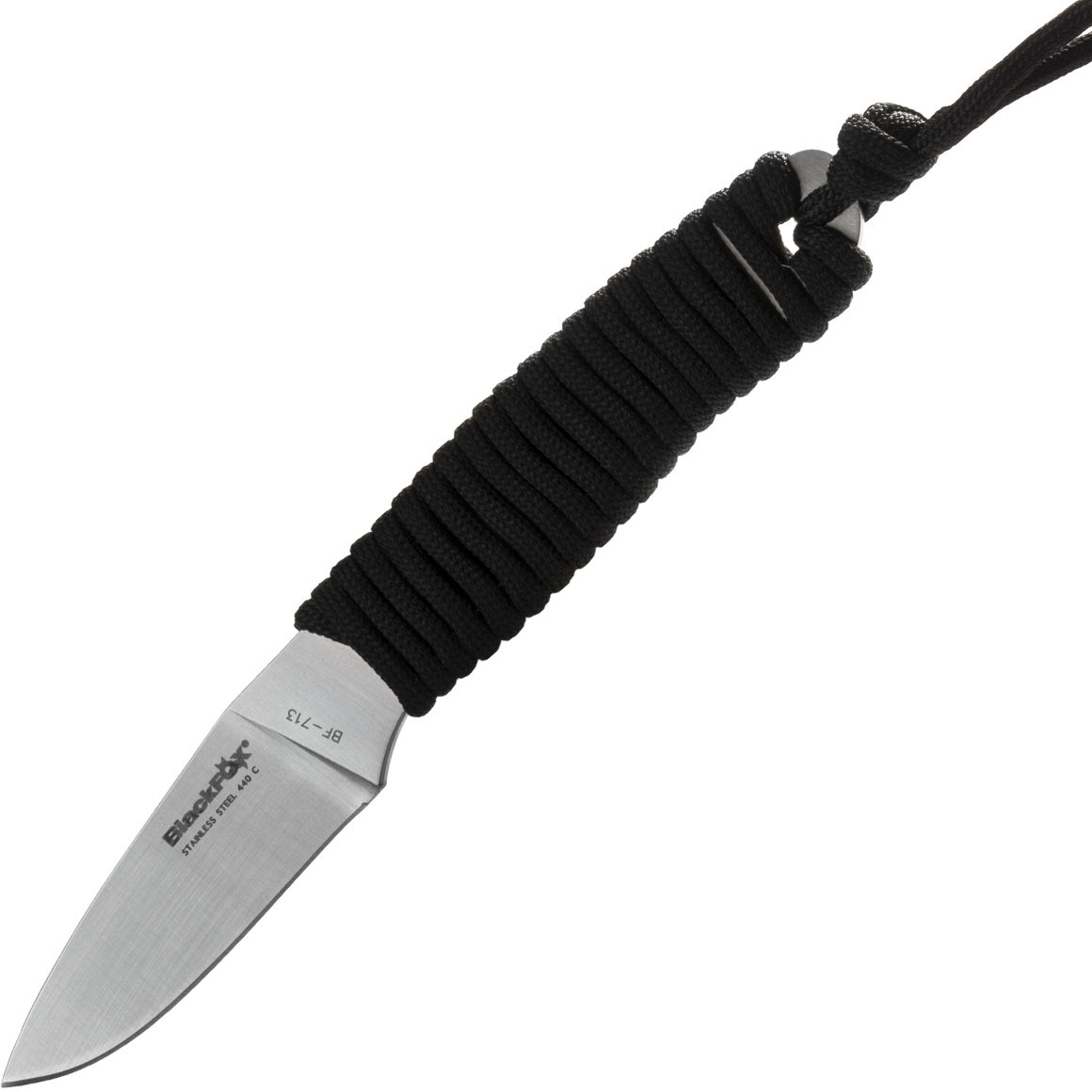 BLACK FOX POCKET KNIFE STAINLESS STEEL HANDLE