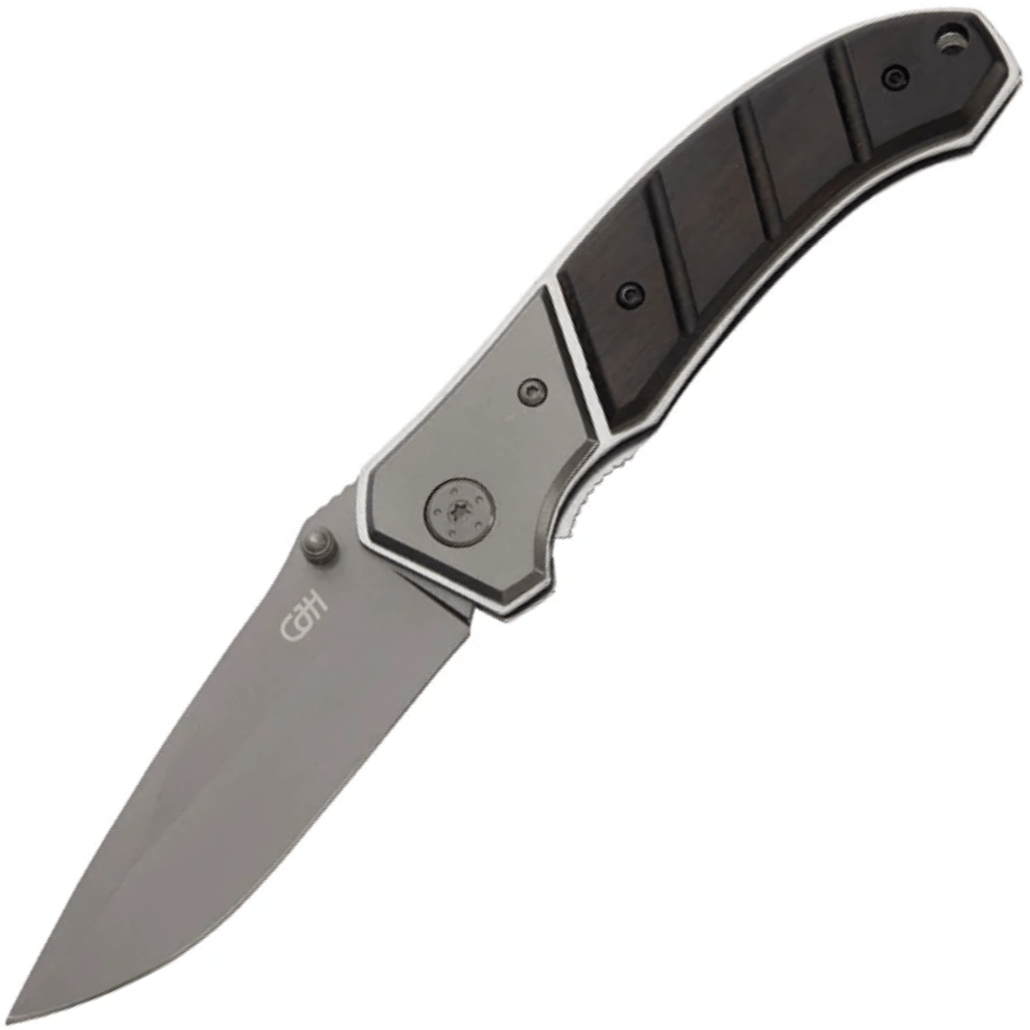 Herbertz CJH One-Hand Knife, Ebony/Titanized