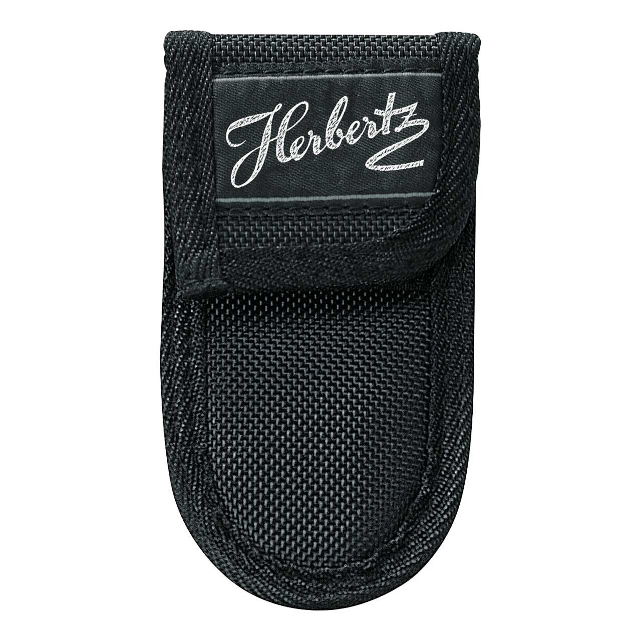 Herbertz Messer-Etui, schwarzes Nylon, mit Gürtelschlaufe, für Messer mit 13 cm Heftlänge 2668130