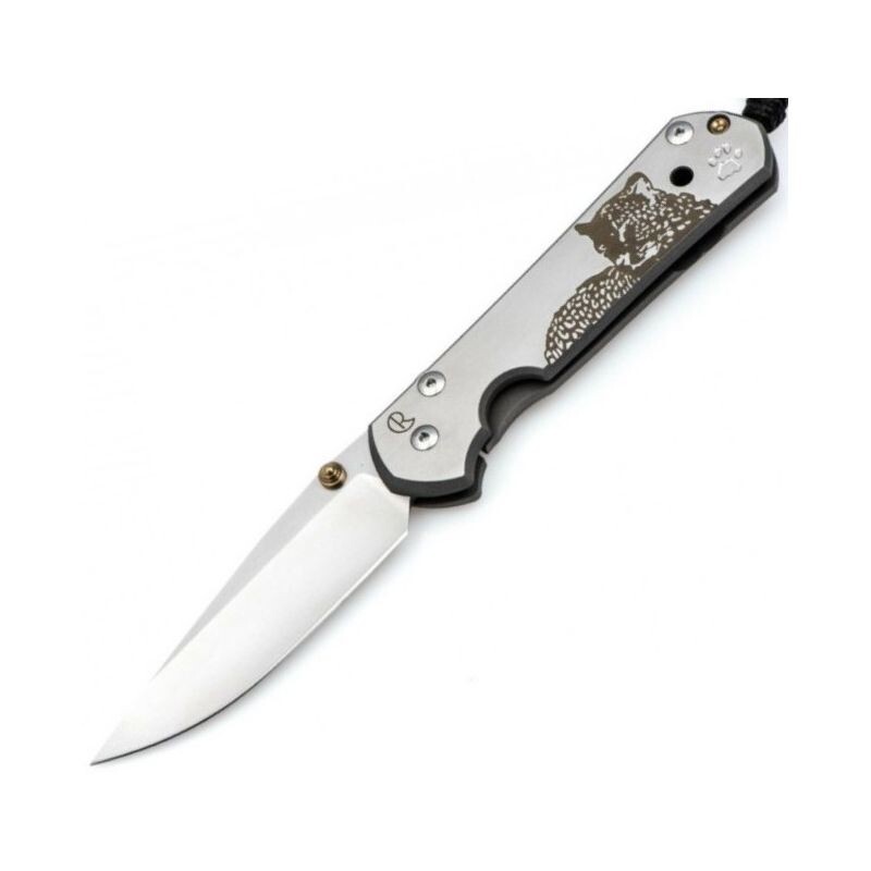 Chris Reeve mall Sebenza 21 CGG Leopard Drop Point S21-1048