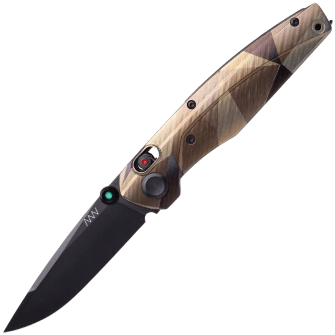 ANV Knives A100 TI CUSTOM Design 2 / Elmax, Titanium, A-lock ANVA100-039