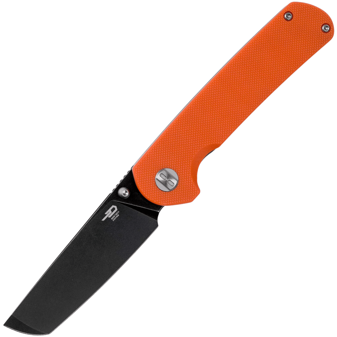 Bestech SLEDGEHAMMER D2, Black stonewashed, Orange G10 BG31A-2