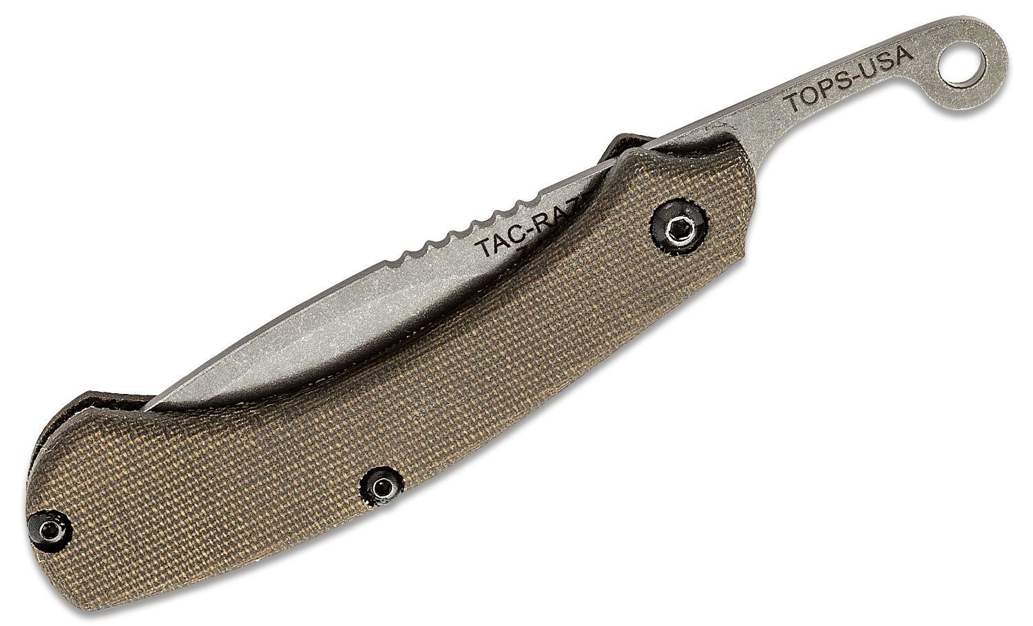 TOPS KNIVES TacRaze Green TPTRAZ04 Zsebkések KNIFESTOCK