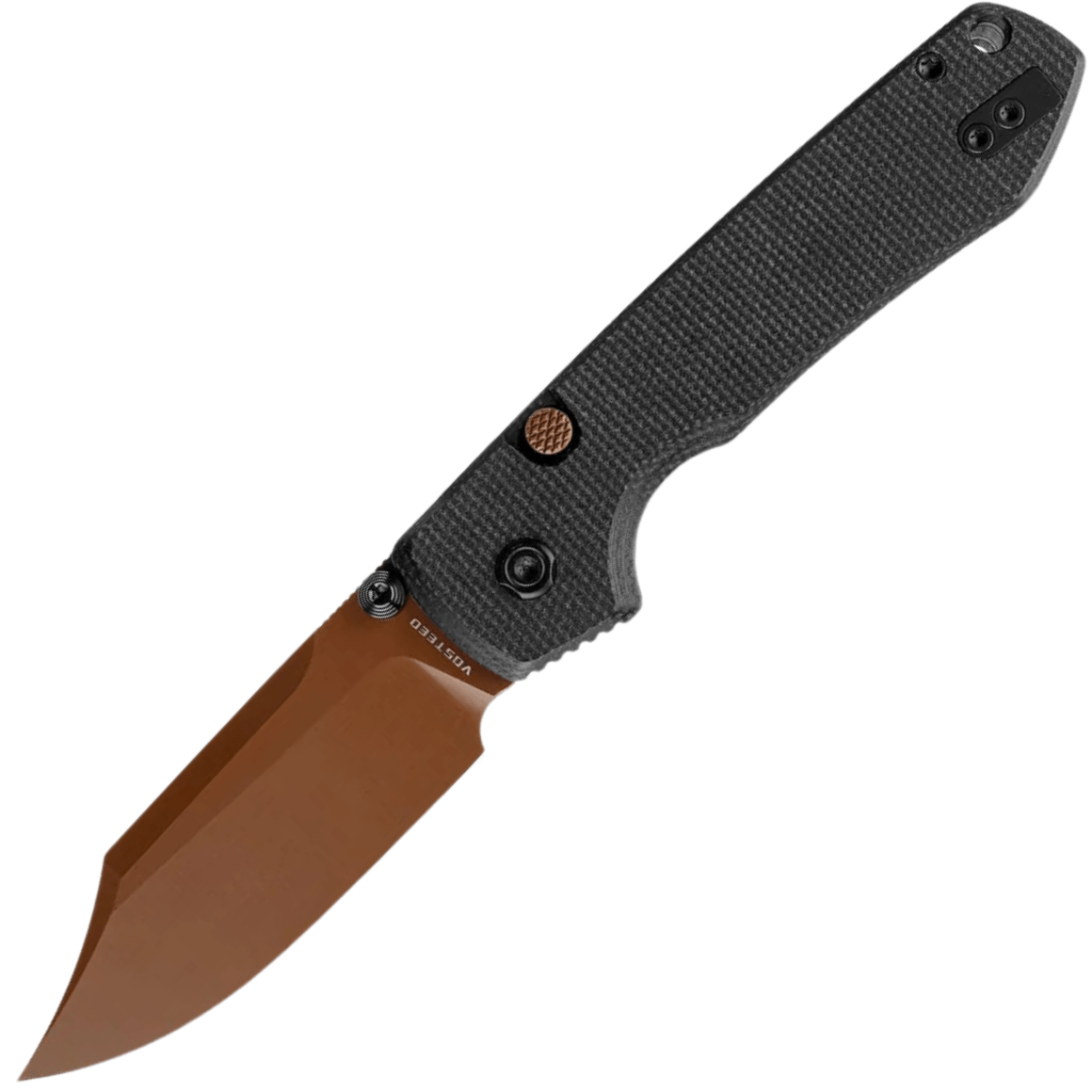 Vosteed Raccoon(TLL&Bowie Blade), 14C28N, Black Micarta, A2926